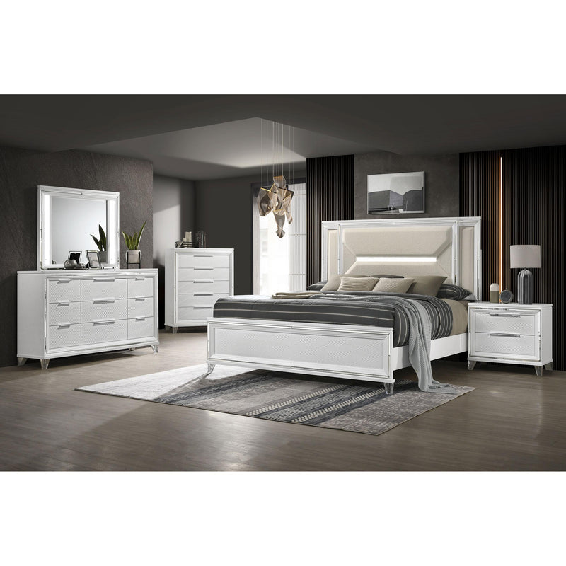 Coaster Furniture Marmore 224961KW-S4 6-piece California King Panel Bedroom Set IMAGE 1