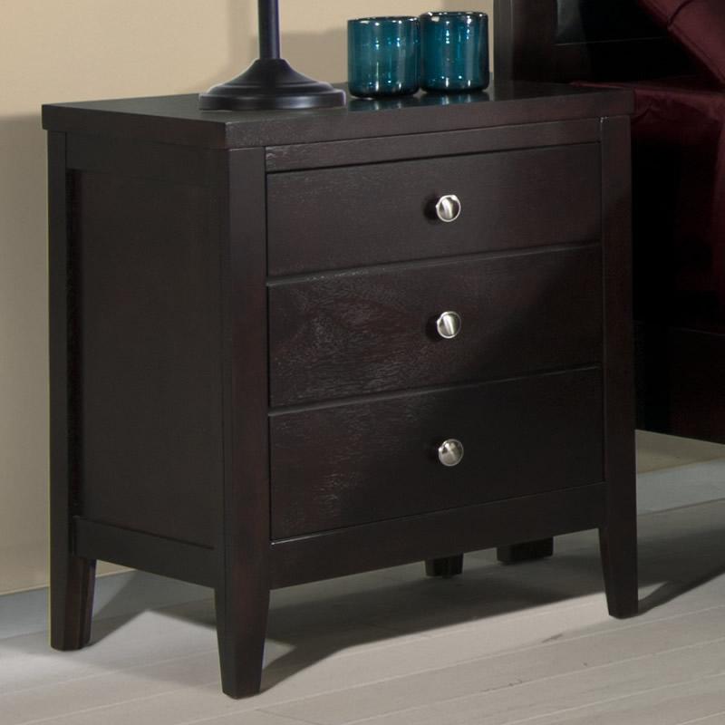 Elements International Lawrence 3-Drawer Nightstand LW100NS IMAGE 4