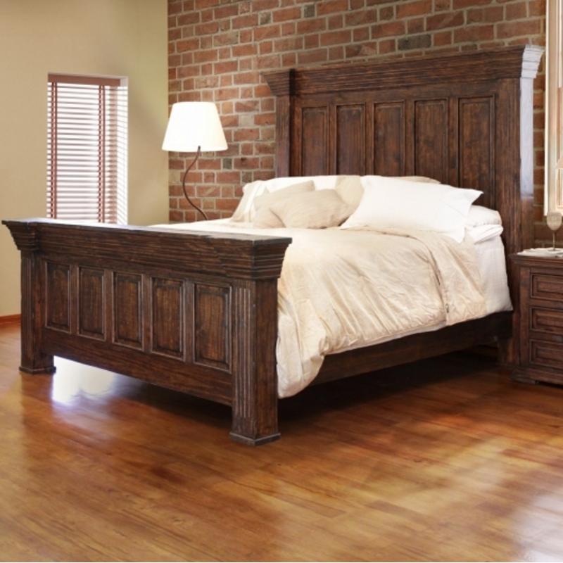 International Furniture Direct Terra Queen Panel Bed IFD1020HDBD-Q/IFD1020FTBD-Q/IFD1020RAILS-Q IMAGE 1