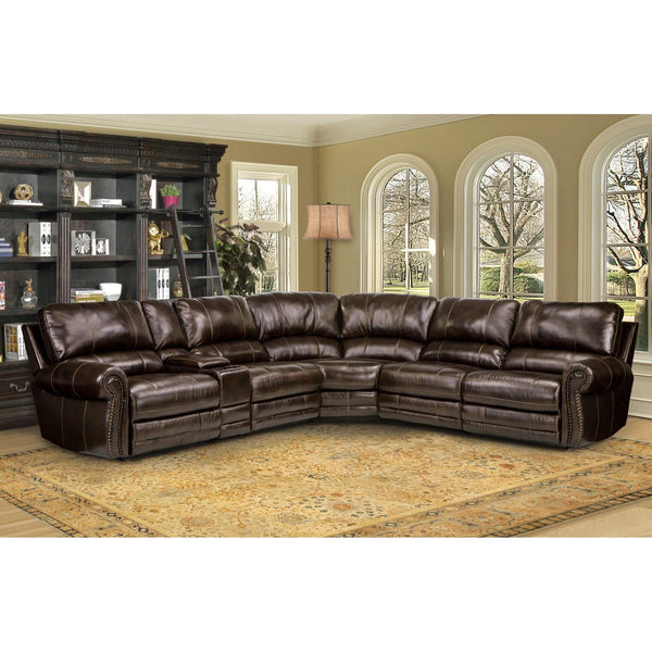 Parker Living Thurston Havana Power Reclining Leather 6 pc Sectional MTHU#810P-HA/MTHU#811LP-HA/MTHU#811RP-HA/MTHU#840-HA/MTHU#850-HA/MTHU#860-HA IMAGE 1