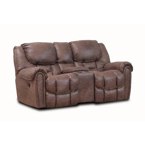 Homestretch Furniture Del Mar Power Reclining Fabric Loveseat 122-29-21 IMAGE 1