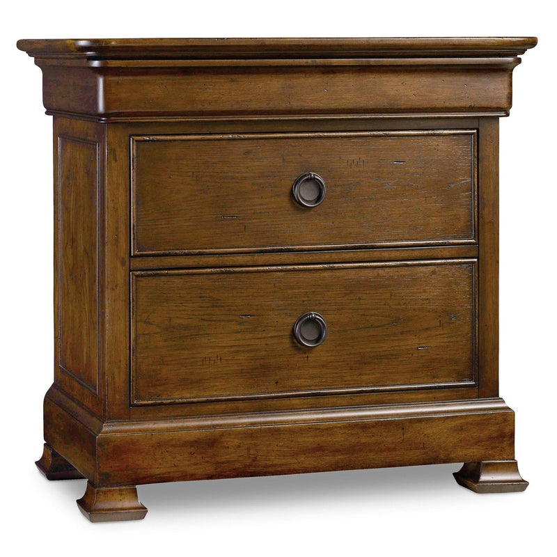 Hooker Furniture 5447-90016 Archivist Three-Drawer Nightstand IMAGE 1