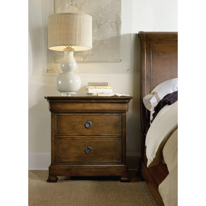 Hooker Furniture 5447-90016 Archivist Three-Drawer Nightstand IMAGE 4