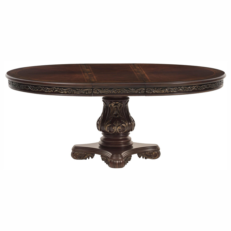 Homelegance Oval Deryn Park Dining Table with Pedestal Base 2243-76* IMAGE 3