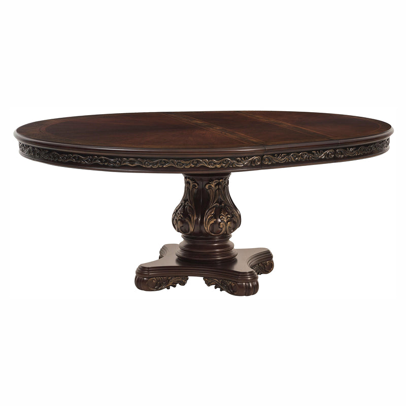 Homelegance Oval Deryn Park Dining Table with Pedestal Base 2243-76* IMAGE 4