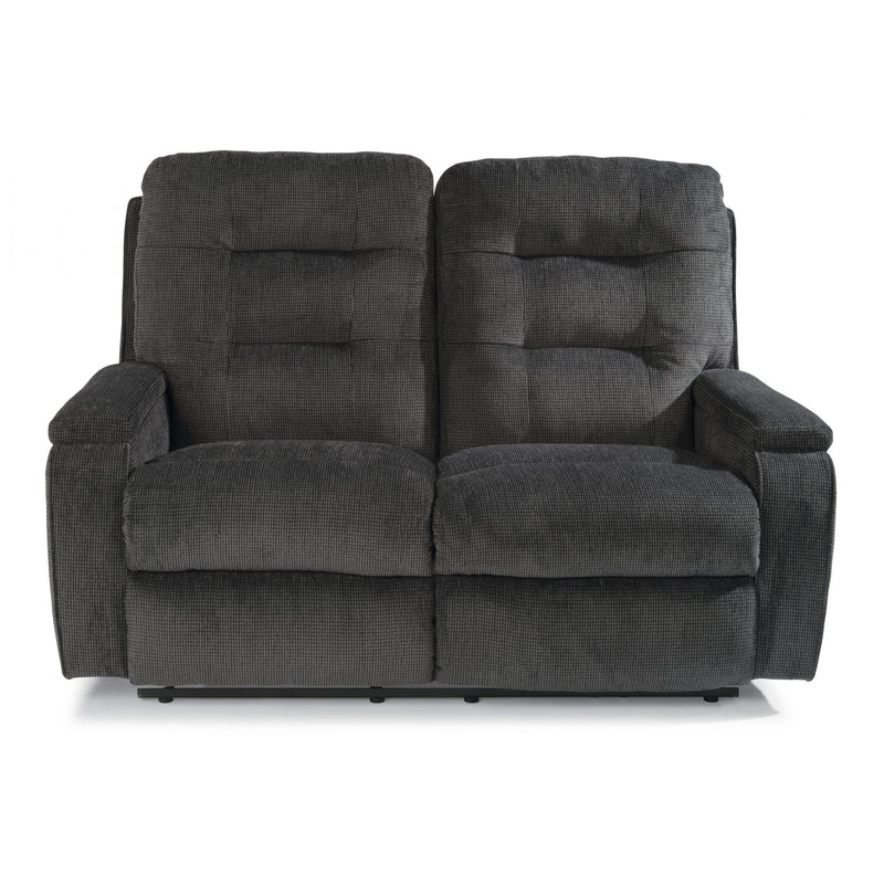 Flexsteel Kerrie Power Reclining Fabric Loveseat 2806-60M-163-40 IMAGE 1