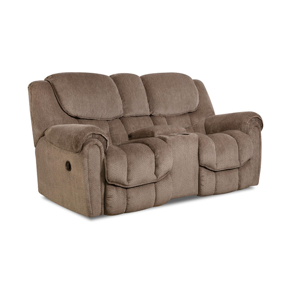 Homestretch Furniture Power Reclining Fabric Loveseat 122-29-17 IMAGE 1