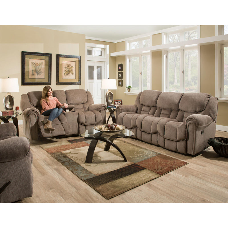 Homestretch Furniture Power Reclining Fabric Loveseat 122-29-17 IMAGE 2