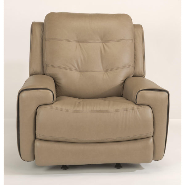 Flexsteel Wicklow Power Glider Leather Match Recliner 1681-54PH 326-82 IMAGE 1