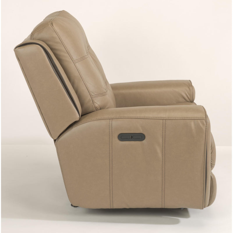 Flexsteel Wicklow Power Glider Leather Match Recliner 1681-54PH 326-82 IMAGE 4