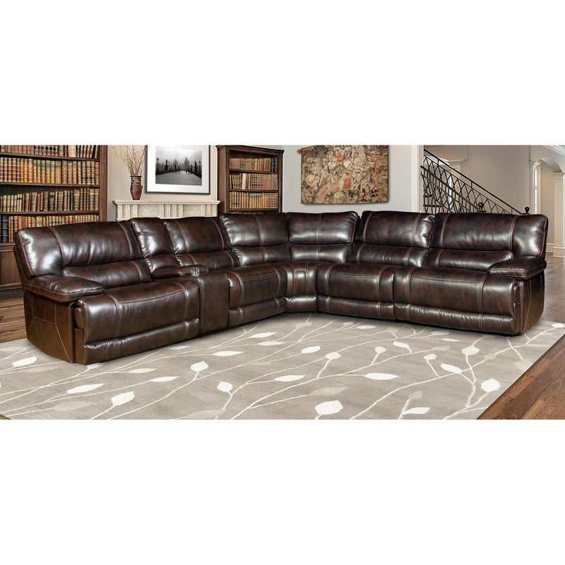 Parker Living Pegasus Power Reclining Leather Like 6 pc Sectional MPEG#810-NU/MPEG#811LPH-NU/MPEG#811RPH-NU/MPEG#840-NU/MPEG#850-NU/MPEG#860-NU