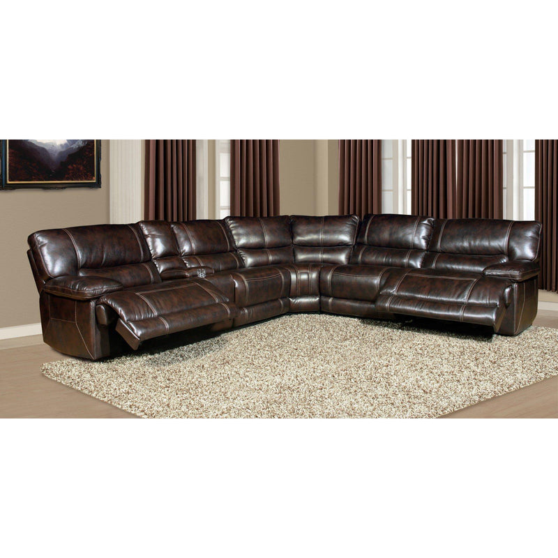 Parker Living Pegasus Power Reclining Leather Like 6 pc Sectional MPEG#810-NU/MPEG#811LPH-NU/MPEG#811RPH-NU/MPEG#840-NU/MPEG#850-NU/MPEG#860-NU