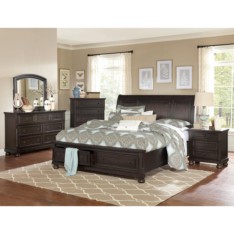 Homelegance Begonia Queen Platform Bed with Storage 1718GY-1* IMAGE 4