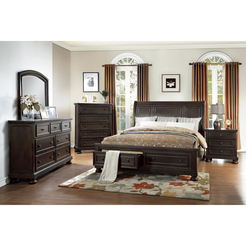 Homelegance Begonia Queen Platform Bed with Storage 1718GY-1* IMAGE 5