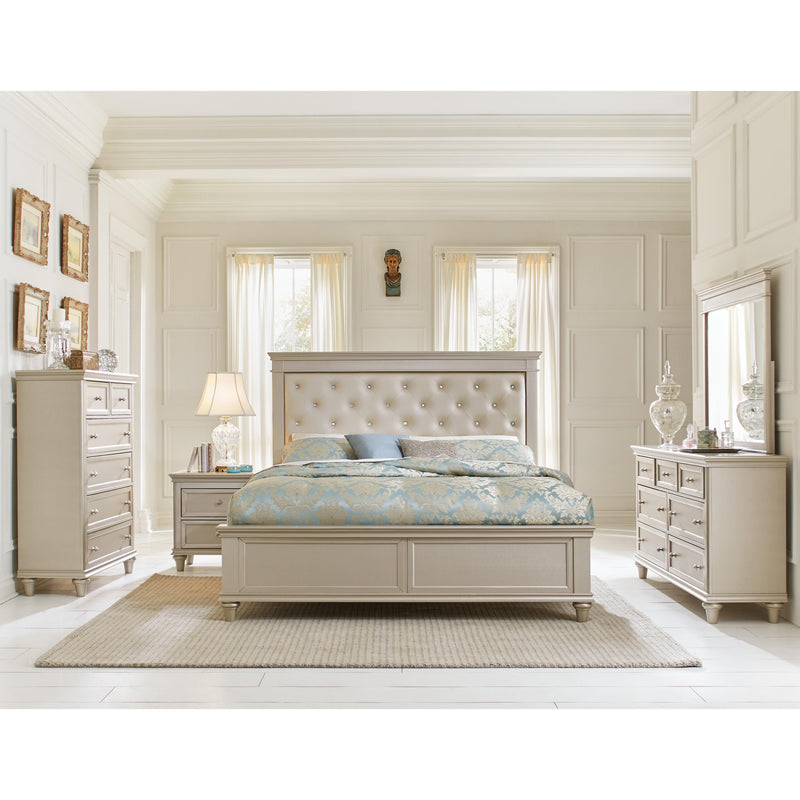 Homelegance Celandine Queen Upholstered Panel Bed 1928-1* IMAGE 3