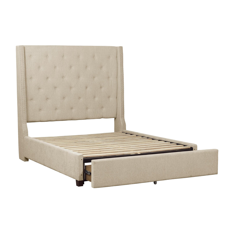 Homelegance Fairborn Queen Upholstered Platform Bed with Storage 5877BE-1DW* IMAGE 2