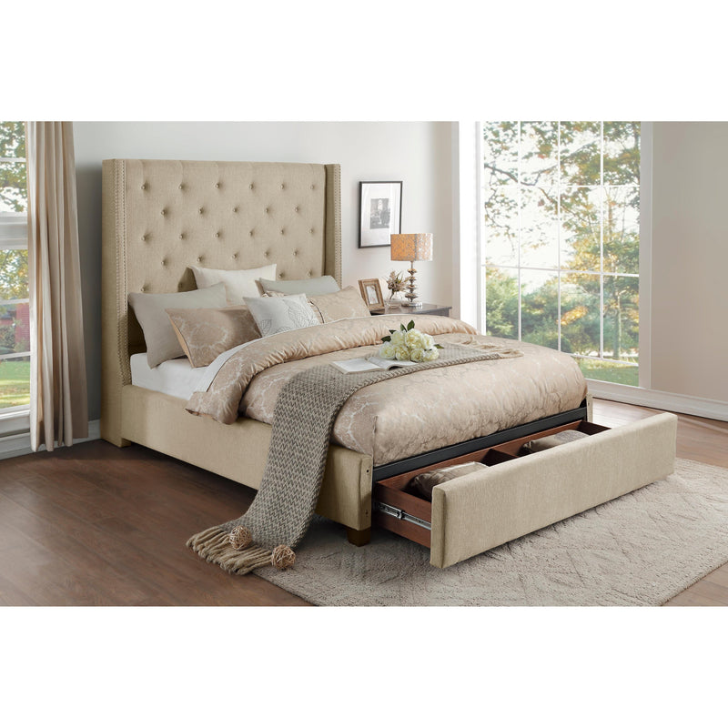 Homelegance Fairborn Queen Upholstered Platform Bed with Storage 5877BE-1DW* IMAGE 8