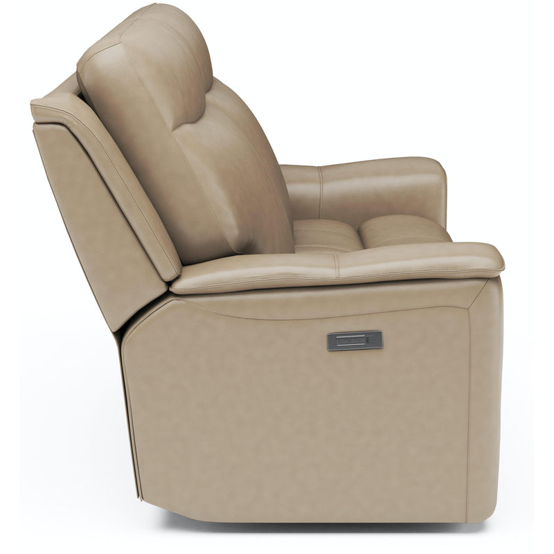 Flexsteel Miller Power Reclining Leather Match Loveseat 1729-60PH 204-80 IMAGE 3