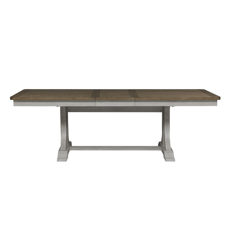 Liberty Furniture Industries Inc. Farmhouse Reimagined Counter Height Dining Table with Trestle Base 652-DR-TRS IMAGE 2