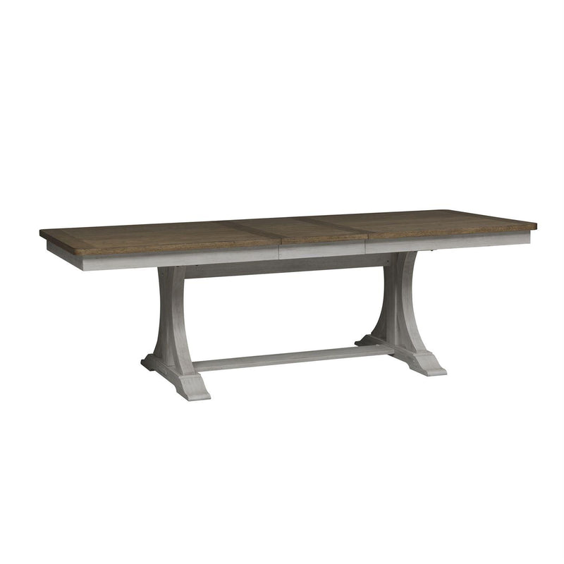 Liberty Furniture Industries Inc. Farmhouse Reimagined Counter Height Dining Table with Trestle Base 652-DR-TRS IMAGE 3