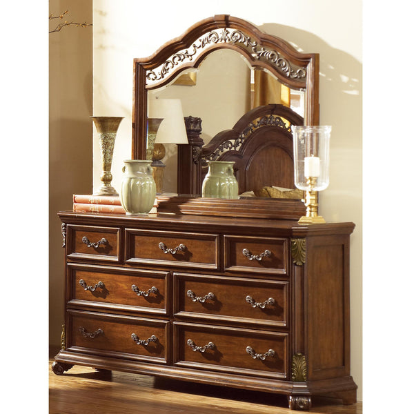 Liberty Furniture Industries Inc. Messina Estates 7-Drawer Dresser with Mirror 737-BR-DM IMAGE 1