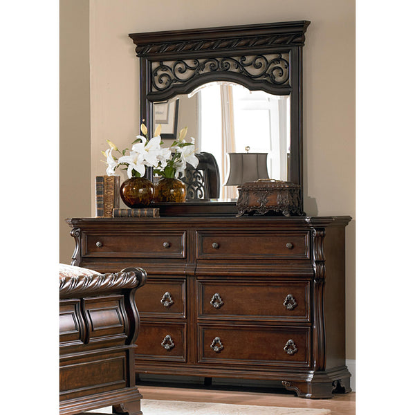 Liberty Furniture Industries Inc. Arbor Place 6-Drawer Dresser with Mirror 575-BR-DM IMAGE 1