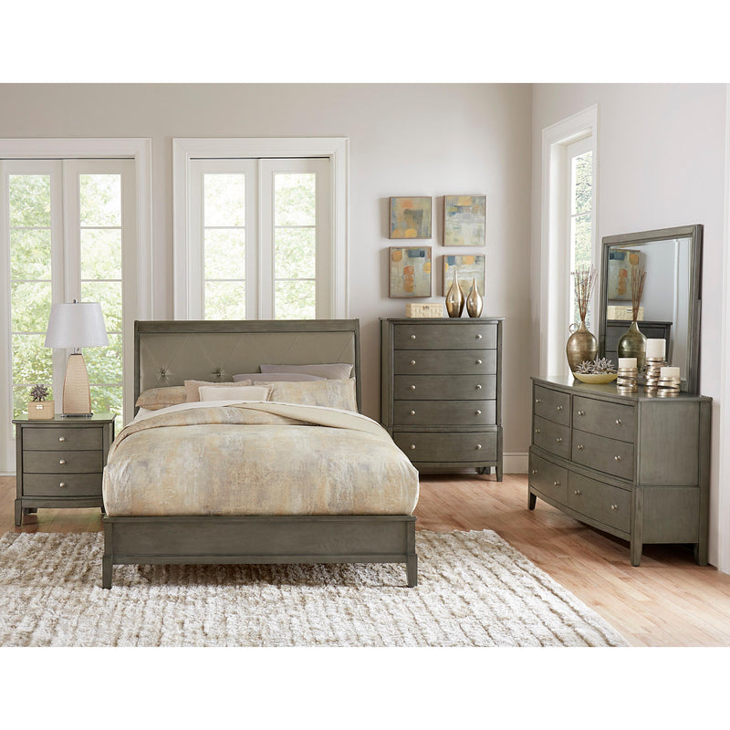 Homelegance Cotterill King Upholstered Panel Bed 1730KGY-1EK* IMAGE 6