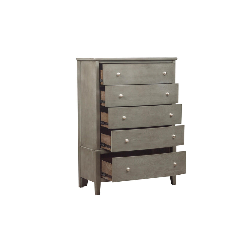 Homelegance Cotterill 5-Drawer Chest 1730GY-9 IMAGE 4