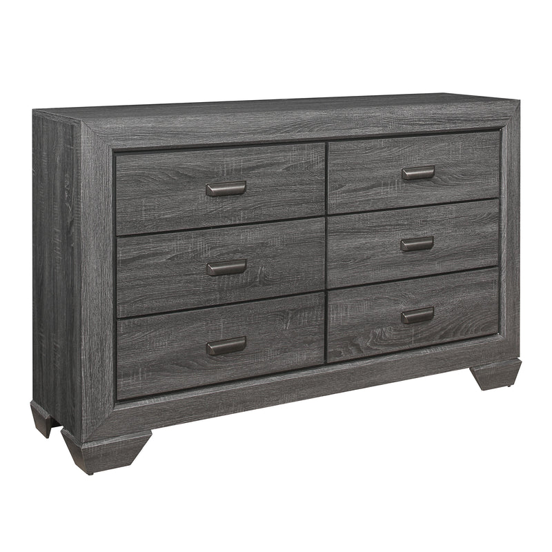 Homelegance Beechnut 6-Drawer Dresser 1904GY-5 IMAGE 2