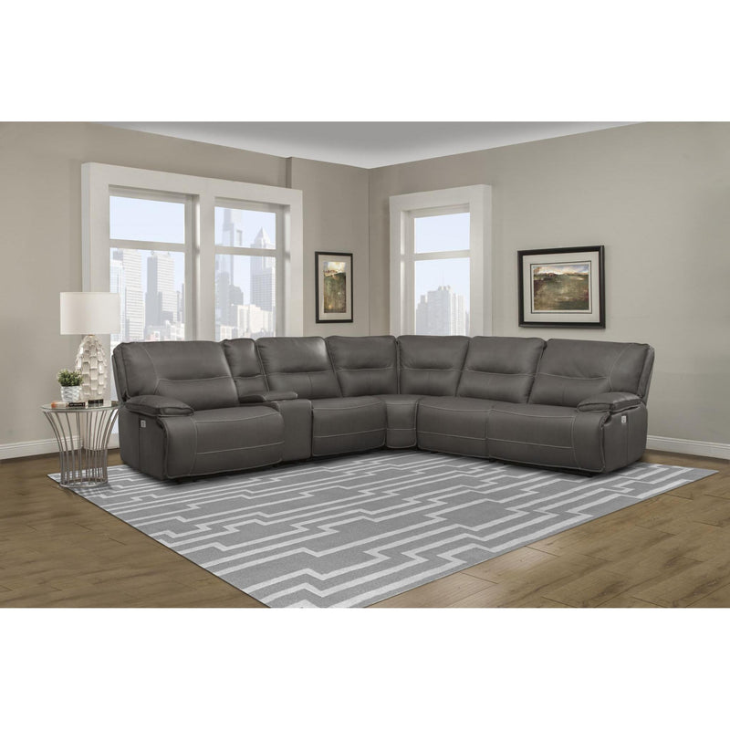 Parker Living Spartacus Power Reclining Fabric 6 pc Sectional MSPA#810-HAZ/MSPA#811LPH-HAZ/MSPA#811RPH-HAZ/MSPA#840-HAZ/MSPA#850-HAZ/MSPA#860-HAZ