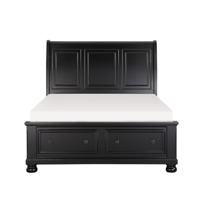 Homelegance Laurelin King Sleigh Bed with Storage 1714KBK-1EK* IMAGE 1