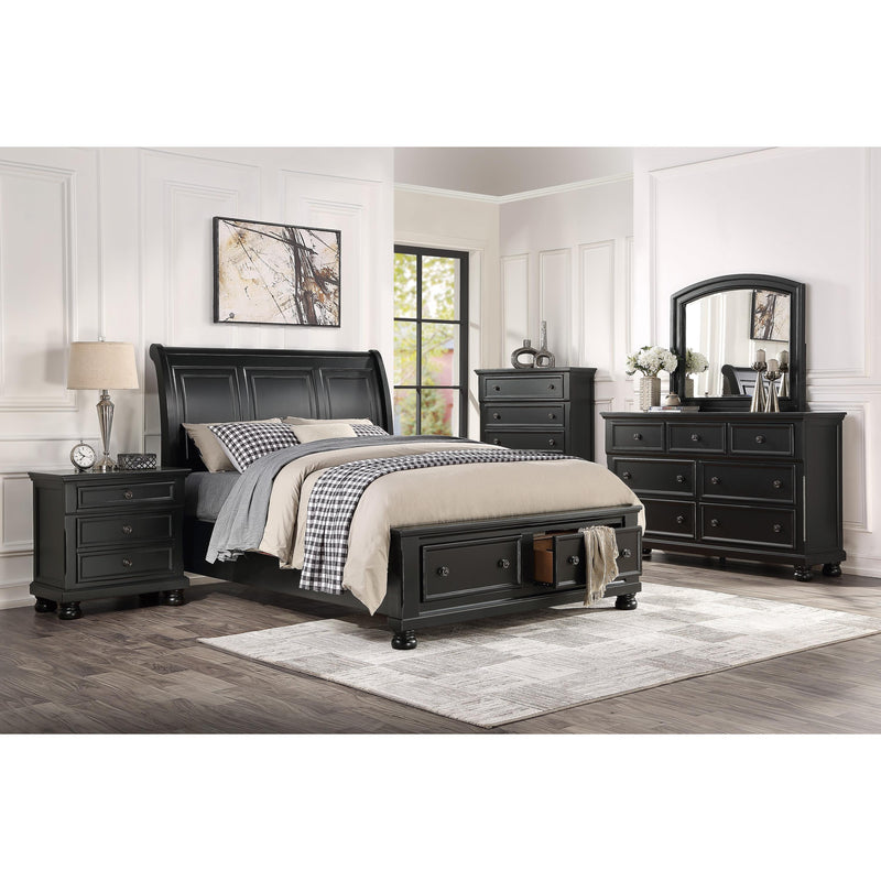 Homelegance Laurelin King Sleigh Bed with Storage 1714KBK-1EK* IMAGE 4