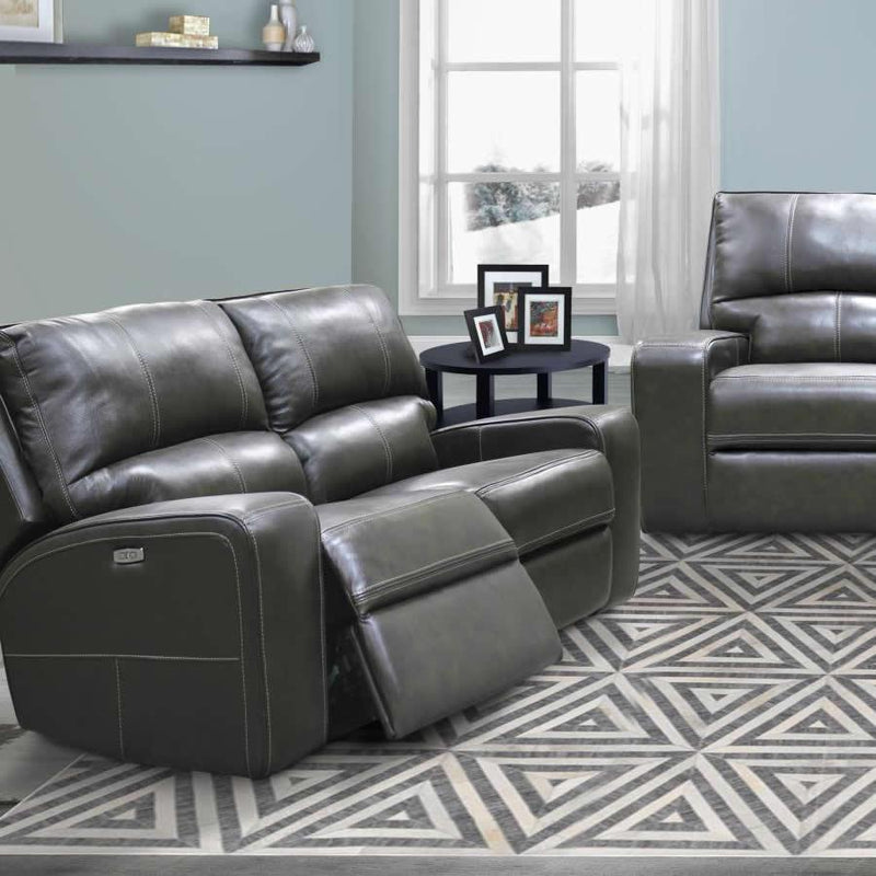 Parker Living Swift Power Reclining Leather Loveseat MSWI