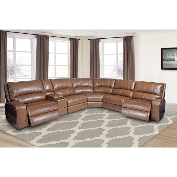 Parker Living Swift Power Reclining Leather 6 pc Sectional MSWI#810P-BOU/MSWI#811LPH-BOU/MSWI#811RPH-BOU/MSWI#840-BOU/MSWI#850-BOU/MSWI#860-BOU IMAGE 1