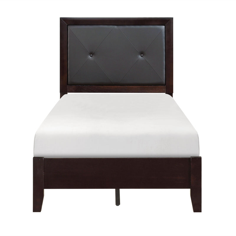 Homelegance Edina Twin Upholstered Panel Bed 2145T-1* IMAGE 1