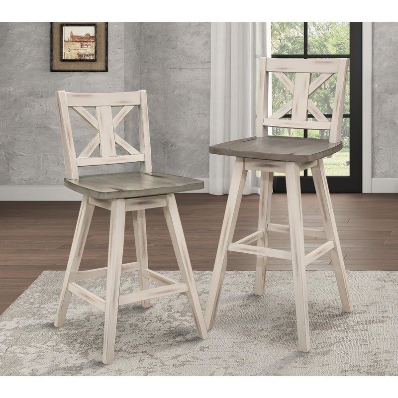 Homelegance Amsonia Counter Height Stool 5602-24WT IMAGE 6