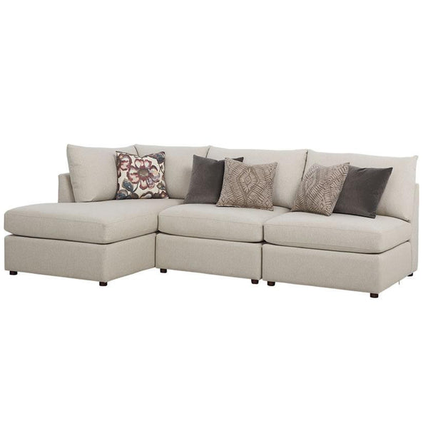 Bassett Beckham Fabric 3 pc Sectional 2676-LLFC/2676-20FC/2676-20FC FC178-2 IMAGE 1