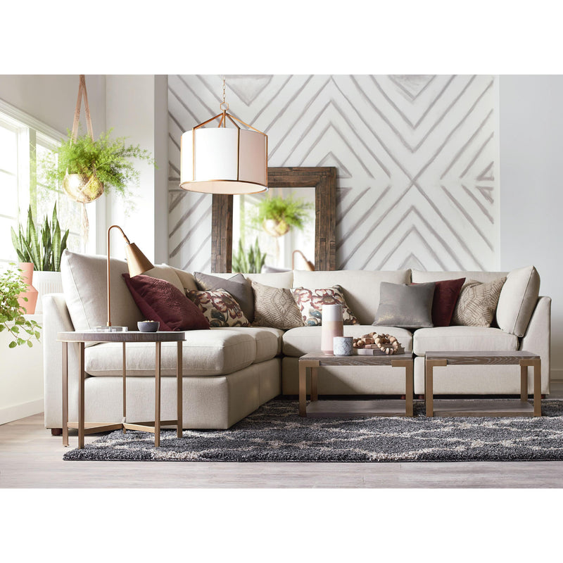 Bassett Beckham Fabric 5 pc Sectional 2676-20FC/2676-20FC/2676-30FC/2676-20FC/2676-30FC FC178-2 IMAGE 2