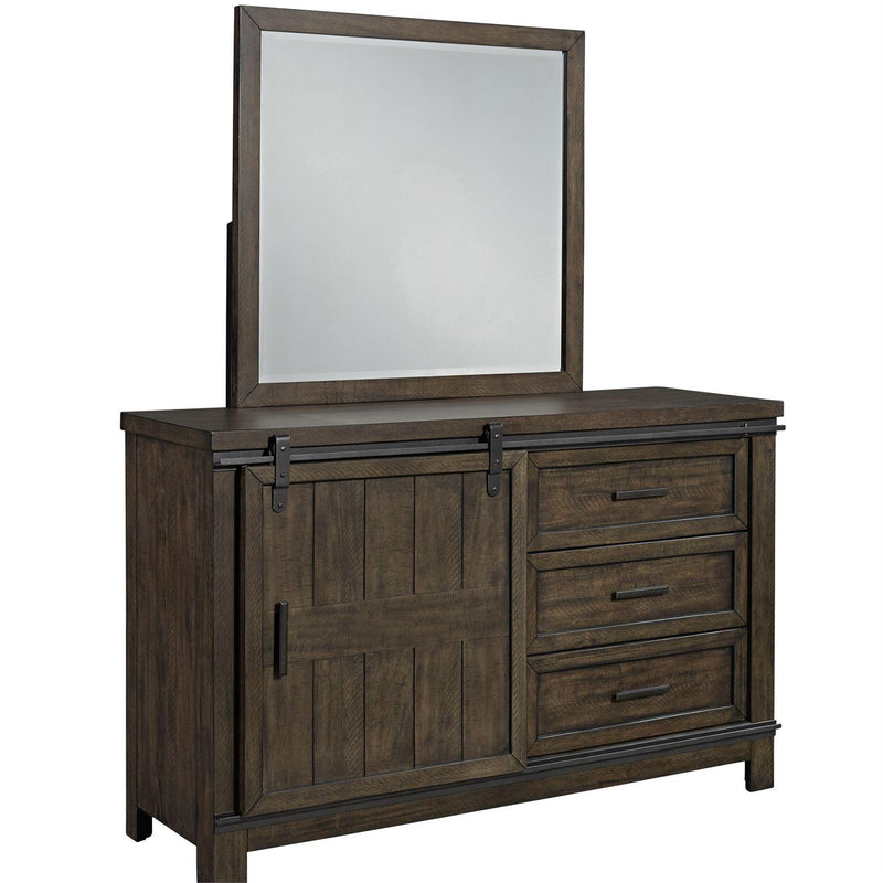 Liberty Furniture Industries Inc. Thornwood Hills 3-Drawer Dresser with Mirror 759-YBR-DM IMAGE 2