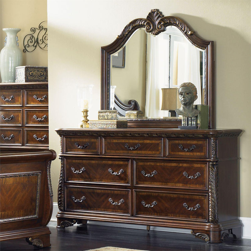 Liberty Furniture Industries Inc. Highland Court 7-Drawer Dresser with Mirror 620-BR-DM IMAGE 1