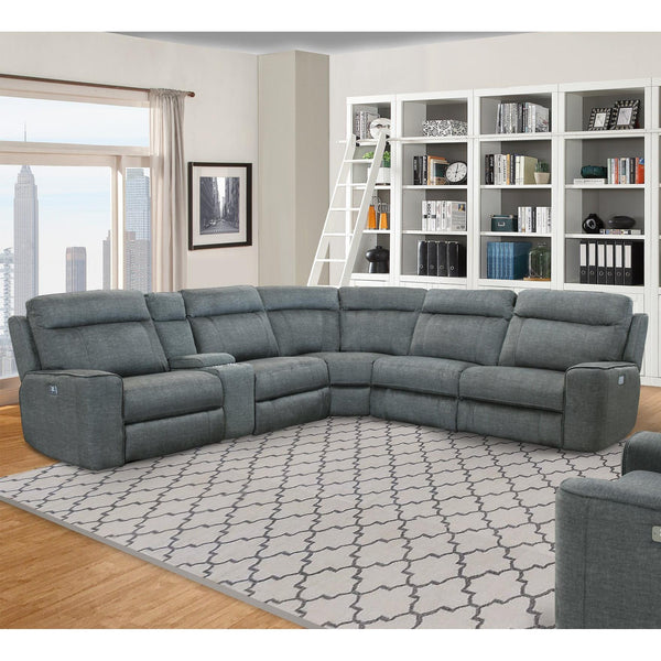 Parker Living Parthenon Power Reclining Fabric 6 pc Sectional MPAR#810-TIT/MPAR#811LPH-TIT/MPAR#811RPH-TIT/MPAR#840-TIT/MPAR#850-TIT/MPAR#860-TIT IMAGE 1