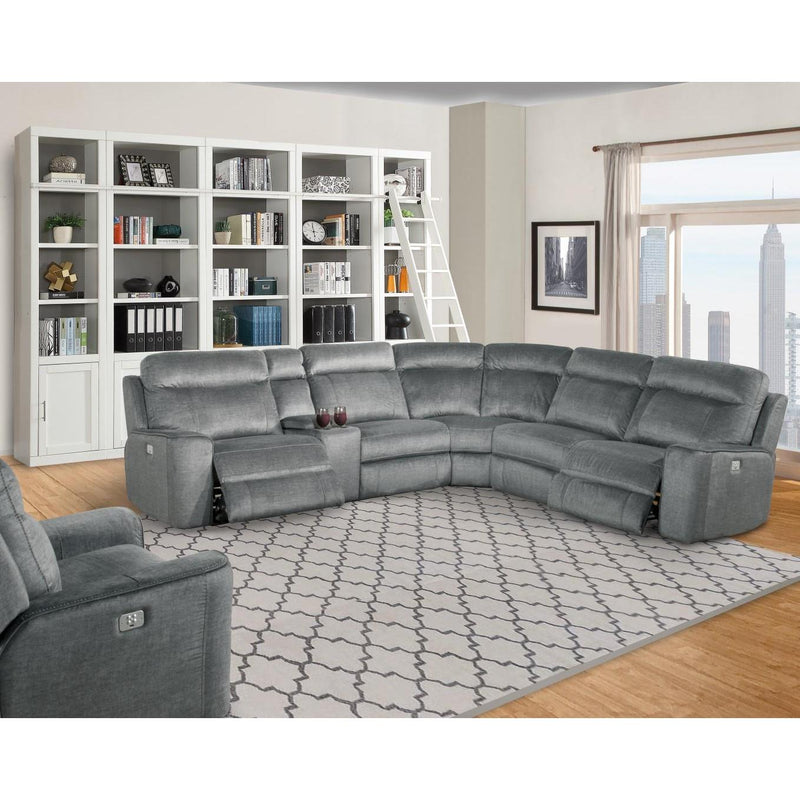 Parker Living Parthenon Power Reclining Fabric 6 pc Sectional MPAR#810-TIT/MPAR#811LPH-TIT/MPAR#811RPH-TIT/MPAR#840-TIT/MPAR#850-TIT/MPAR#860-TIT