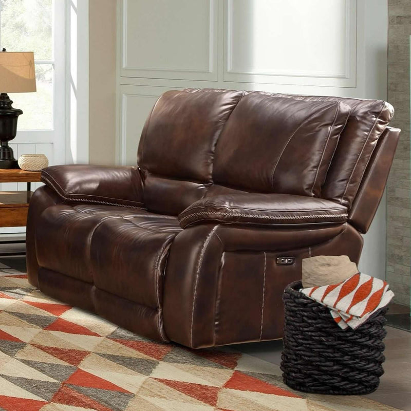 Parker Living Vail Power Reclining Leather Loveseat MVAI