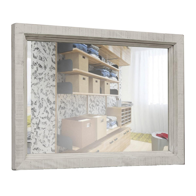 International Furniture Direct Stone Dresser Mirror IFD4690MIR IMAGE 1