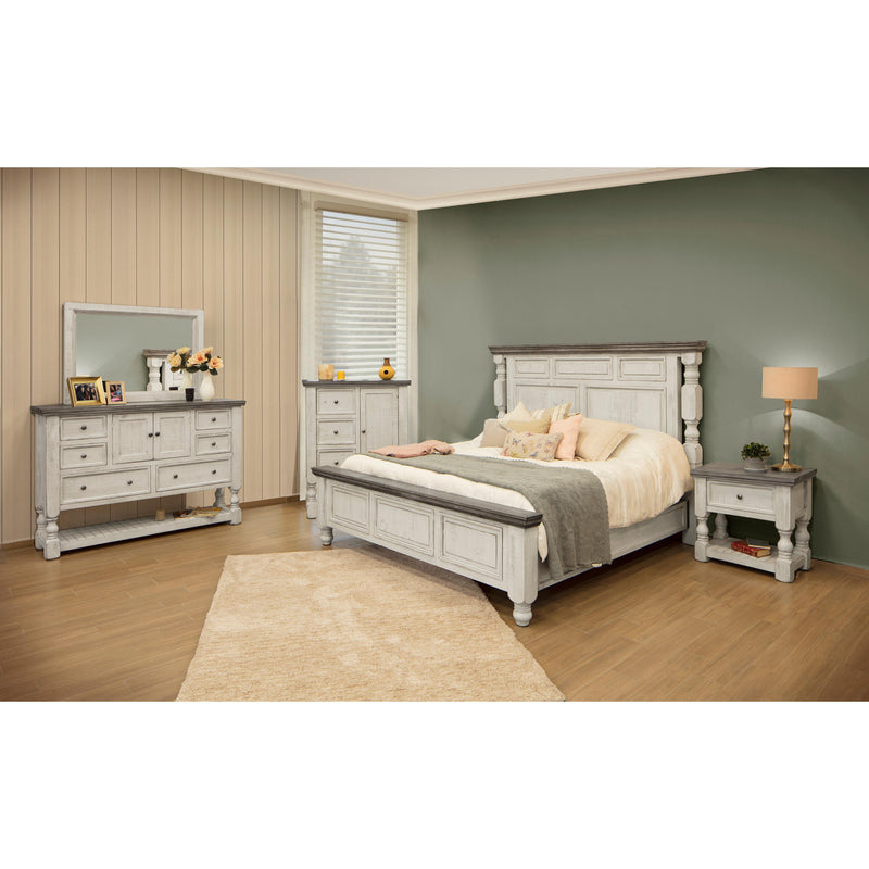 International Furniture Direct Stone King Panel Bed IFD4690HBDEK/IFD4690PLTEK IMAGE 3