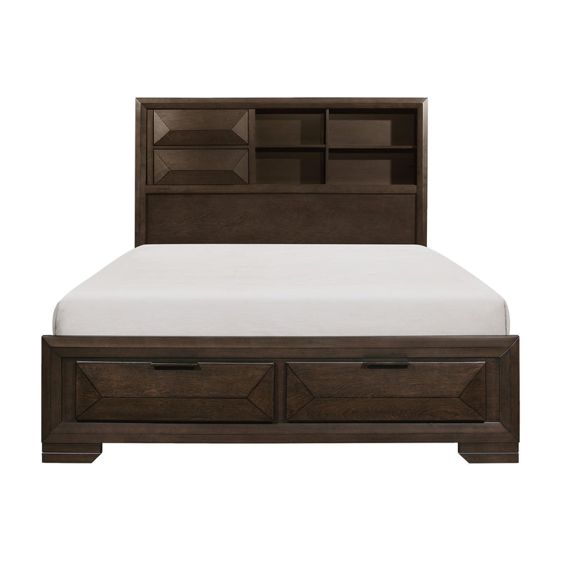 Homelegance Chesky Queen Platform Bed with Storage 1753-1* IMAGE 1