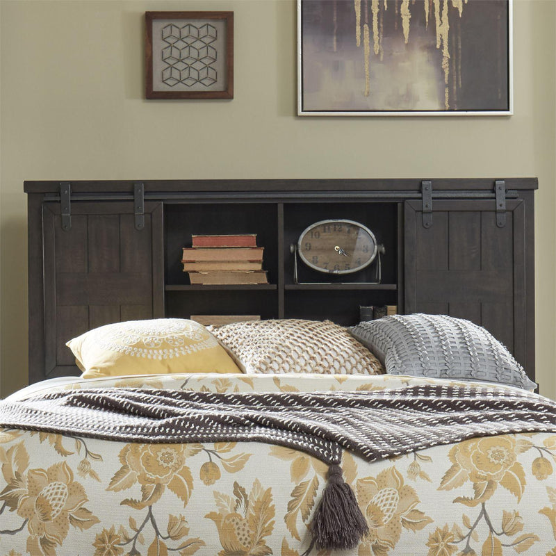 Liberty Furniture Industries Inc. Thornwood Hills Queen Bookcase Bed with Storage 759-BR-QBB IMAGE 2