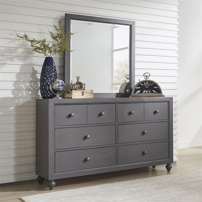 Liberty Furniture Industries Inc. Cottage View 6-Drawer Kids Dresser with Mirror 423-YBR-DM IMAGE 6