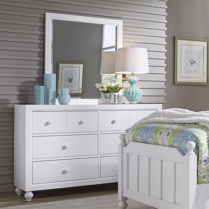 Liberty Furniture Industries Inc. Cottage View 6-Drawer Kids Dresser with Mirror 523-YBR-DM IMAGE 8