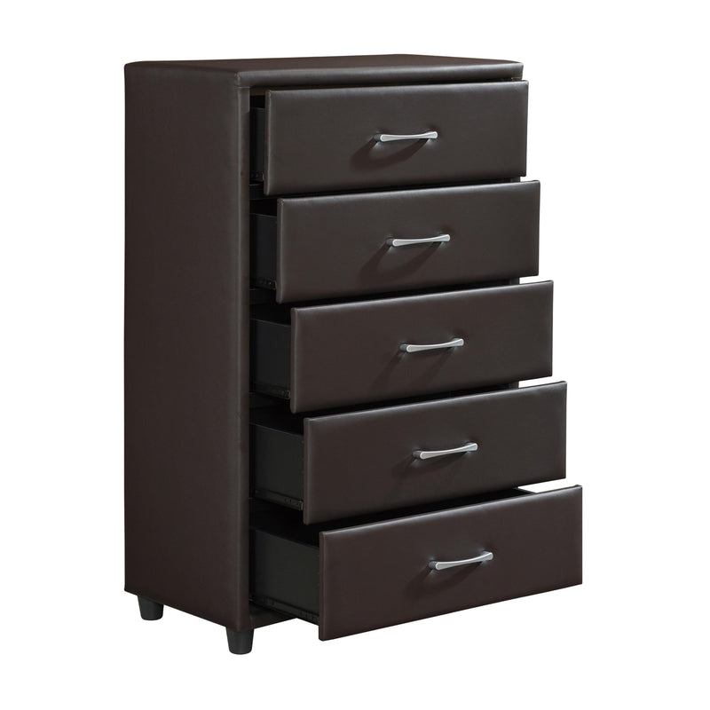 Homelegance Lorenzi 5-Drawer Chest 2220DBR-9 IMAGE 3